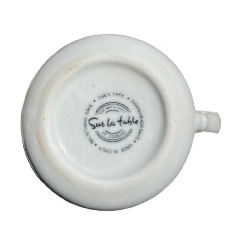 COPY - Small Ivory/White Ceramic Pitcher/Creamer - Picture 3 of 3